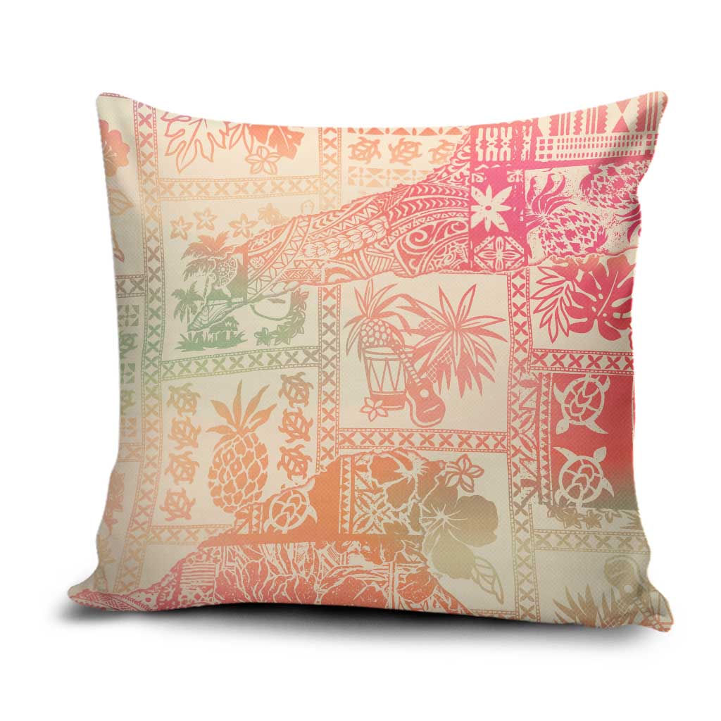 Hawaii Sweat Pink Ombre Pillow Cover Aloha Tribal Pattern LT9 Pink - Polynesian Pride