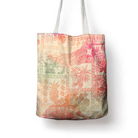 Hawaii Sweat Pink Ombre Tote Bag Aloha Tribal Pattern - Polynesian Pride