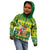 Cook Islands Christmas Kid Hoodie Santa Beach Meri Kiritimiti LT9 - Polynesian Pride