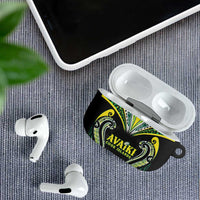 Rugby Cook Islands Avaiki AirPods Case Black Kuki Airani Tribal Maori Inspired - Polynesian Pride