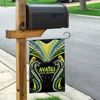 Rugby Cook Islands Avaiki Garden Flag Black Kuki Airani Tribal Maori Inspired LT9 - Polynesian Pride
