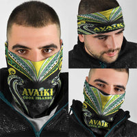 Rugby Cook Islands Avaiki Neck Gaiter Black Kuki Airani Tribal Maori Inspired LT9 - Polynesian Pride
