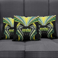 Rugby Cook Islands Avaiki Pillow Cover Black Kuki Airani Tribal Maori Inspired LT9 - Polynesian Pride
