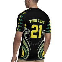 Custom Rugby Cook Islands Avaiki Rugby Jersey Black Kuki Airani Tribal Maori Inspired LT9 - Polynesian Pride