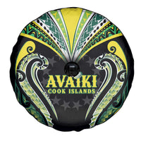 Rugby Cook Islands Avaiki Spare Tire Cover Black Kuki Airani Tribal Maori Inspired - Polynesian Pride