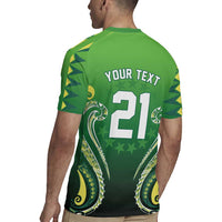 Custom Rugby Cook Islands Avaiki Rugby Jersey Green Kuki Airani Tribal Maori Inspired LT9 - Polynesian Pride