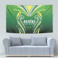 Rugby Cook Islands Avaiki Tapestry Green Kuki Airani Tribal Maori Inspired LT9 - Polynesian Pride