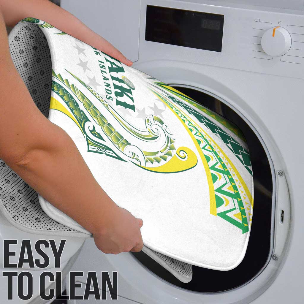 Rugby Cook Islands Avaiki Bathroom Set White Kuki Airani Tribal Maori Inspired - Polynesian Pride