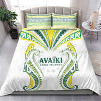 Rugby Cook Islands Avaiki Bedding Set White Kuki Airani Tribal Maori Inspired - Polynesian Pride