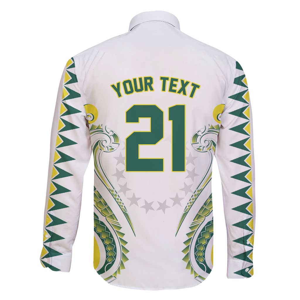 Custom Rugby Cook Islands Avaiki Family Matching Summer Maxi Dress and Hawaiian Shirt White Kuki Airani Tribal Maori Inspired - Polynesian Pride