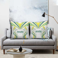 Rugby Cook Islands Avaiki Pillow Cover White Kuki Airani Tribal Maori Inspired LT9 - Polynesian Pride