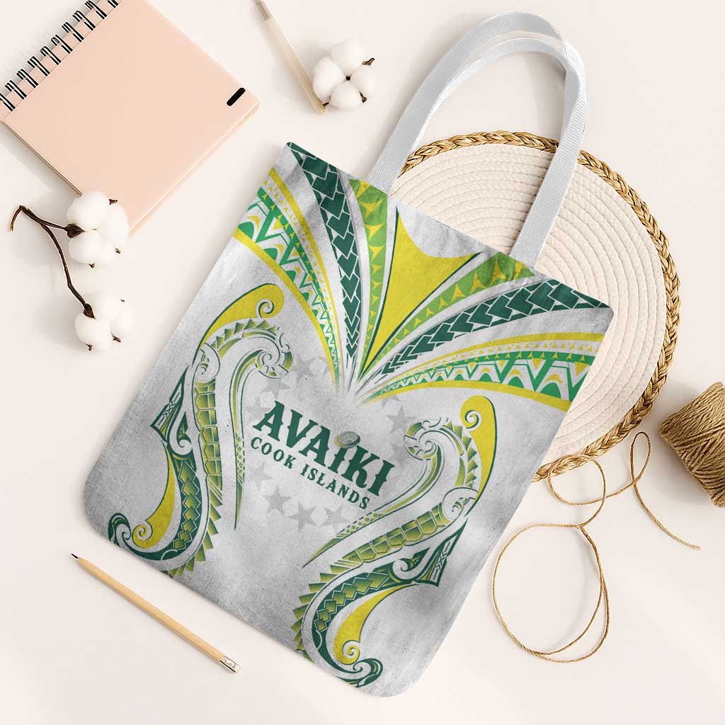 Rugby Cook Islands Avaiki Tote Bag White Kuki Airani Tribal Maori Inspired LT9 White Strap One Size White - Polynesian Pride
