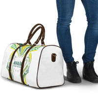 Rugby Cook Islands Avaiki Travel Bag White Kuki Airani Tribal Maori Inspired LT9 - Polynesian Pride