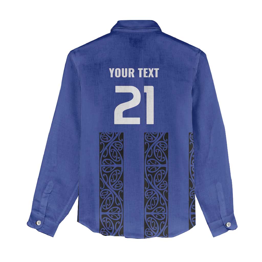 Custom Oceania Football NZ Auckland Women Casual Shirt Maori Tribal Pattern LT9 - Polynesian Pride