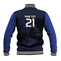 Custom Oceania Football NZ Auckland Baseball Jacket Minimal City Map Style