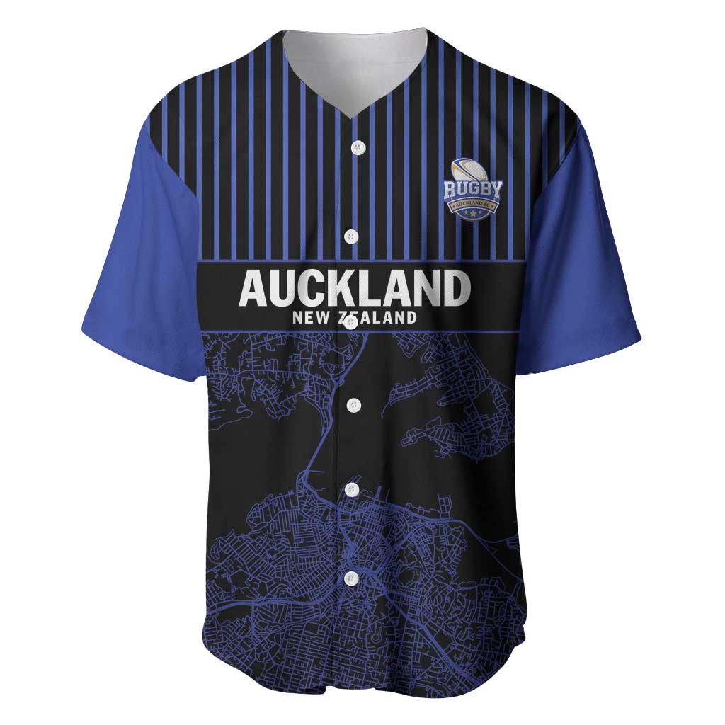 Custom Oceania Football NZ Auckland Baseball Jersey Minimal City Map Style