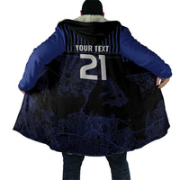 Custom Oceania Football NZ Auckland Cloak Minimal City Map Style