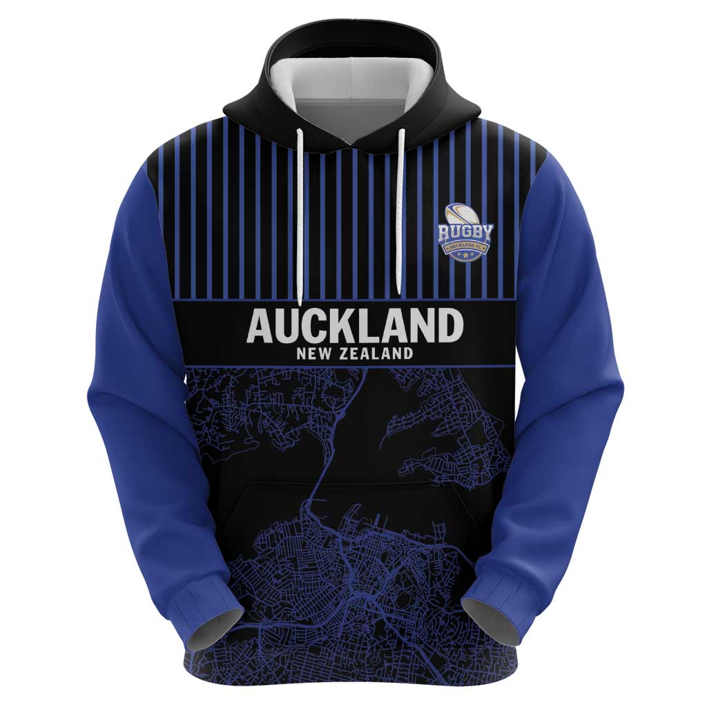 Custom Oceania Football NZ Auckland Zip Hoodie Minimal City Map Style LT9 - Polynesian Pride