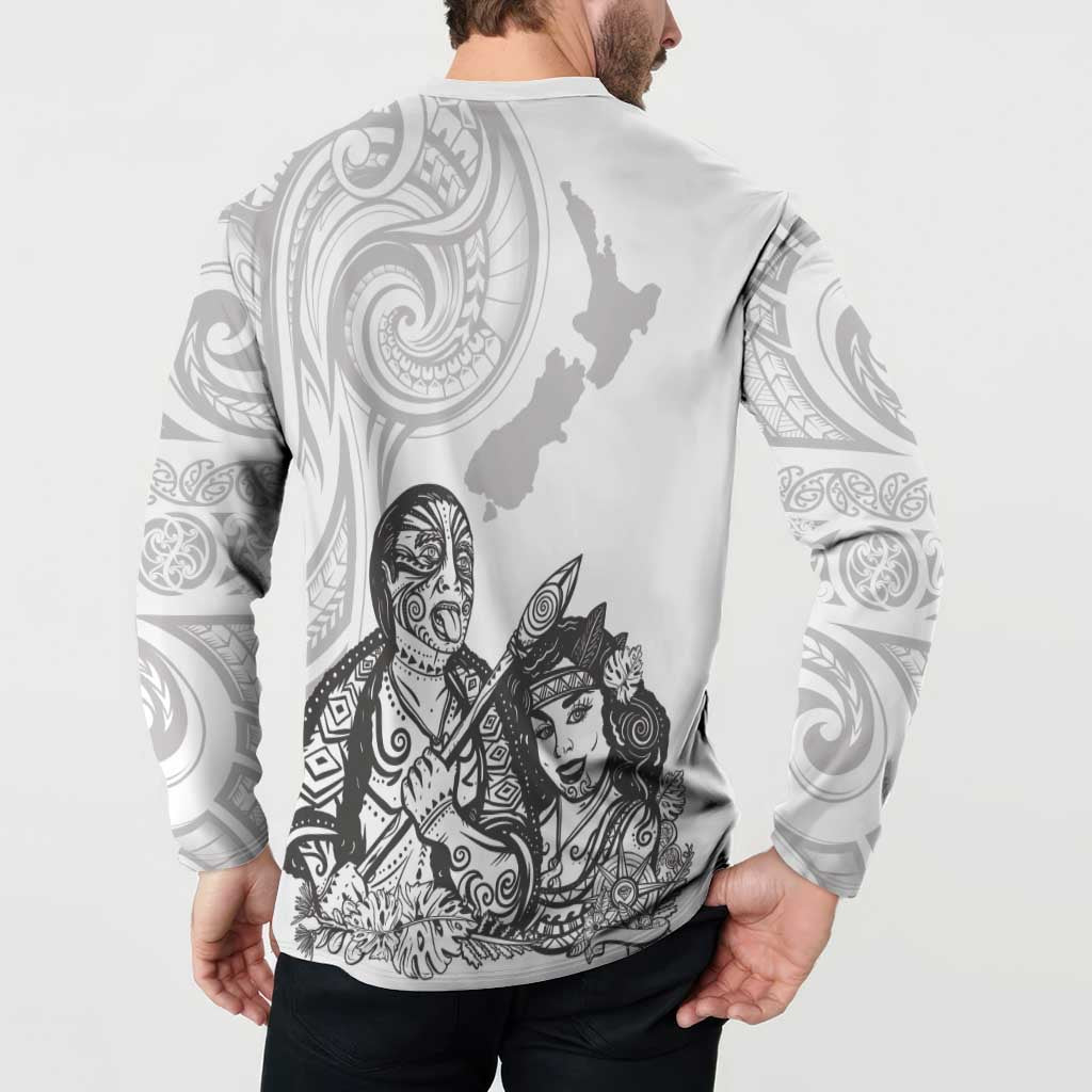 Aroha Maori Language Button Sweatshirt Te Reo Maori Inspired Art