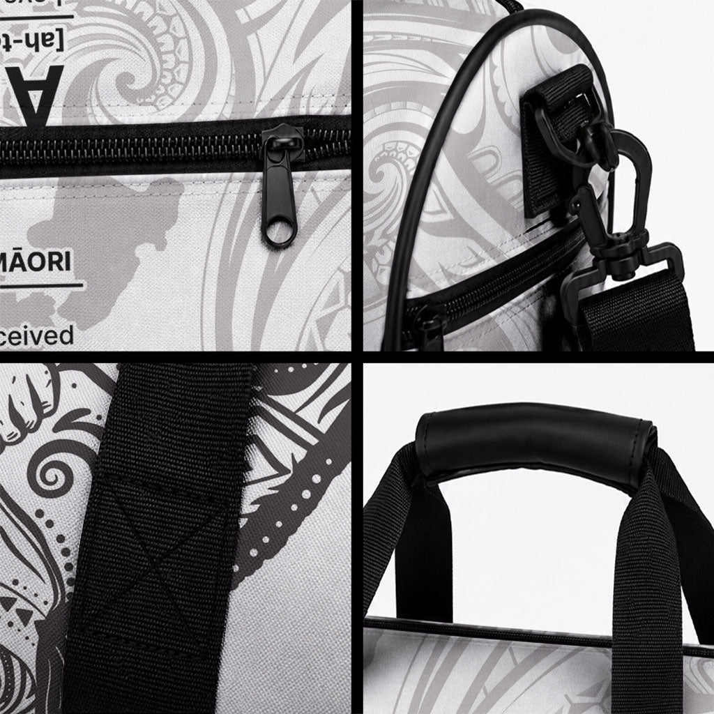 Aroha Maori Language Duffle Bag Te Reo Maori Inspired Art LT9 - Polynesian Pride