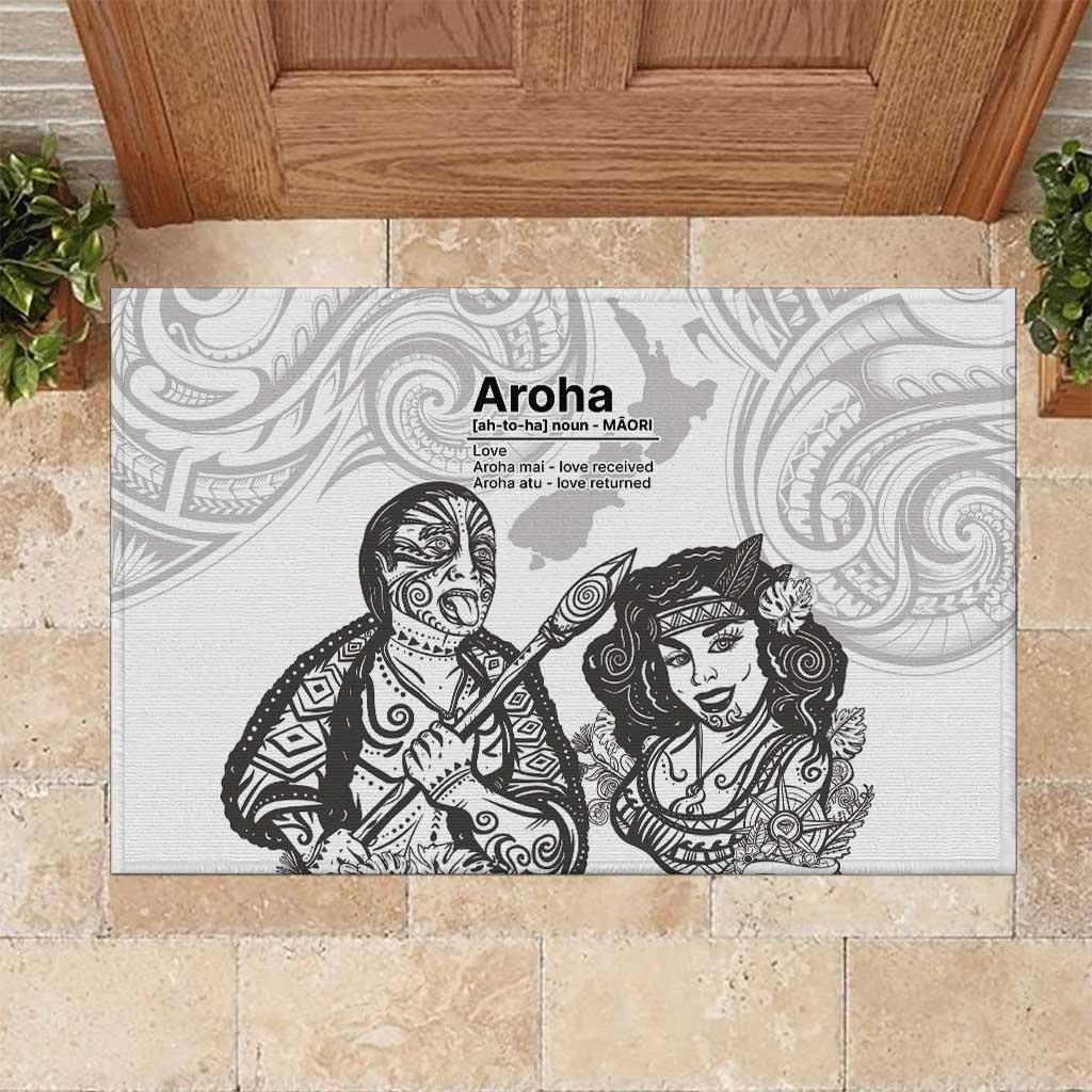 Aroha Maori Language Rubber Doormat Te Reo Maori Inspired Art