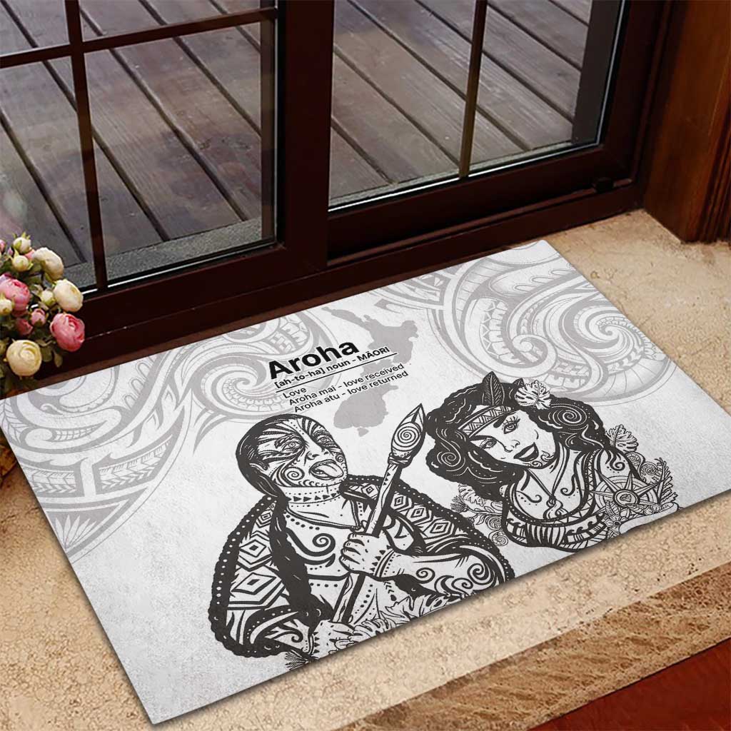 Aroha Maori Language Rubber Doormat Te Reo Maori Inspired Art