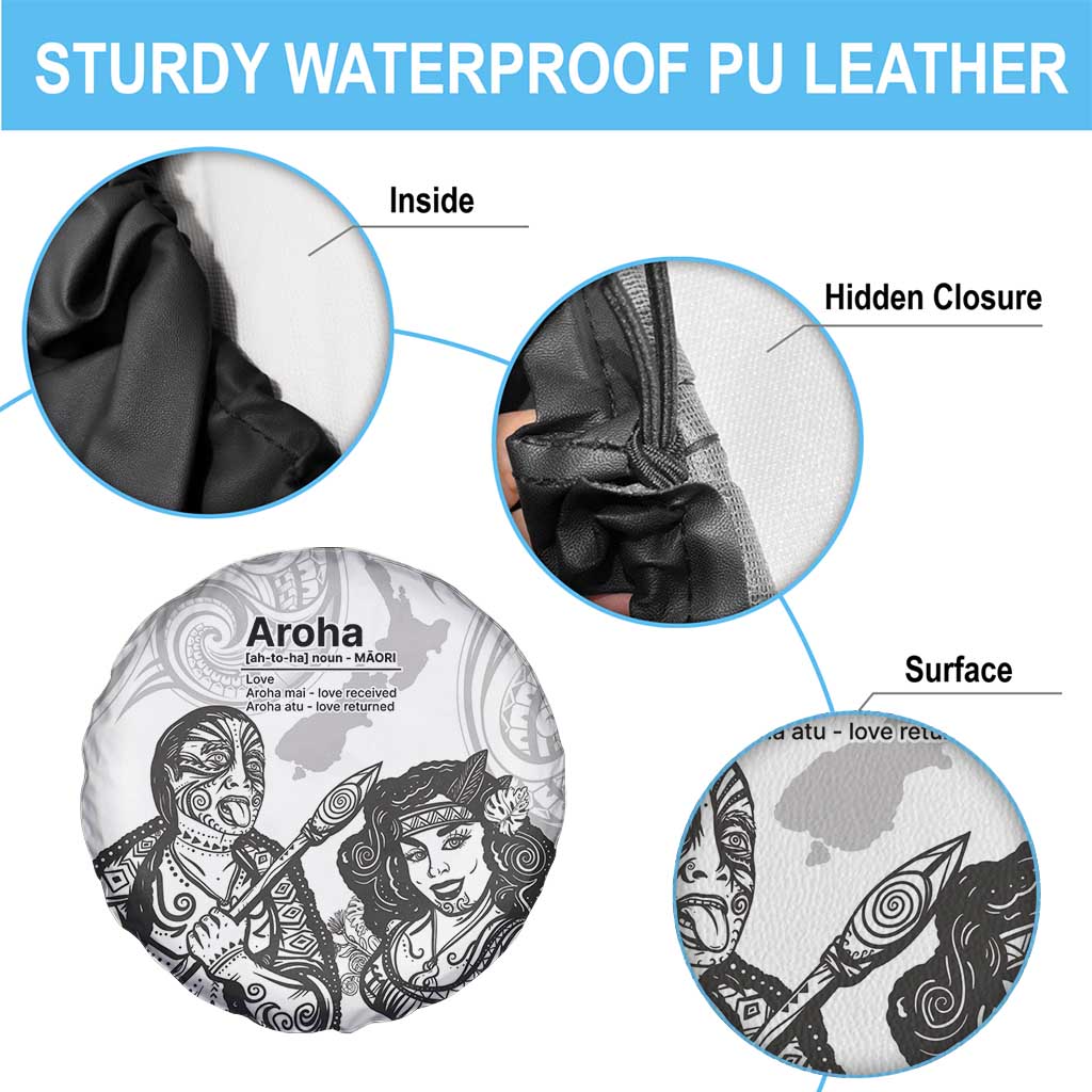 Aroha Maori Language Spare Tire Cover Te Reo Maori Inspired Art