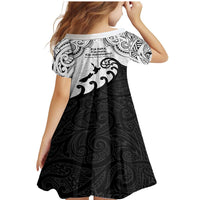 Kia Haka Maori language Family Matching Mermaid Dress and Hawaiian Shirt Te Reo Maori Inspired Art LT9 - Polynesian Pride