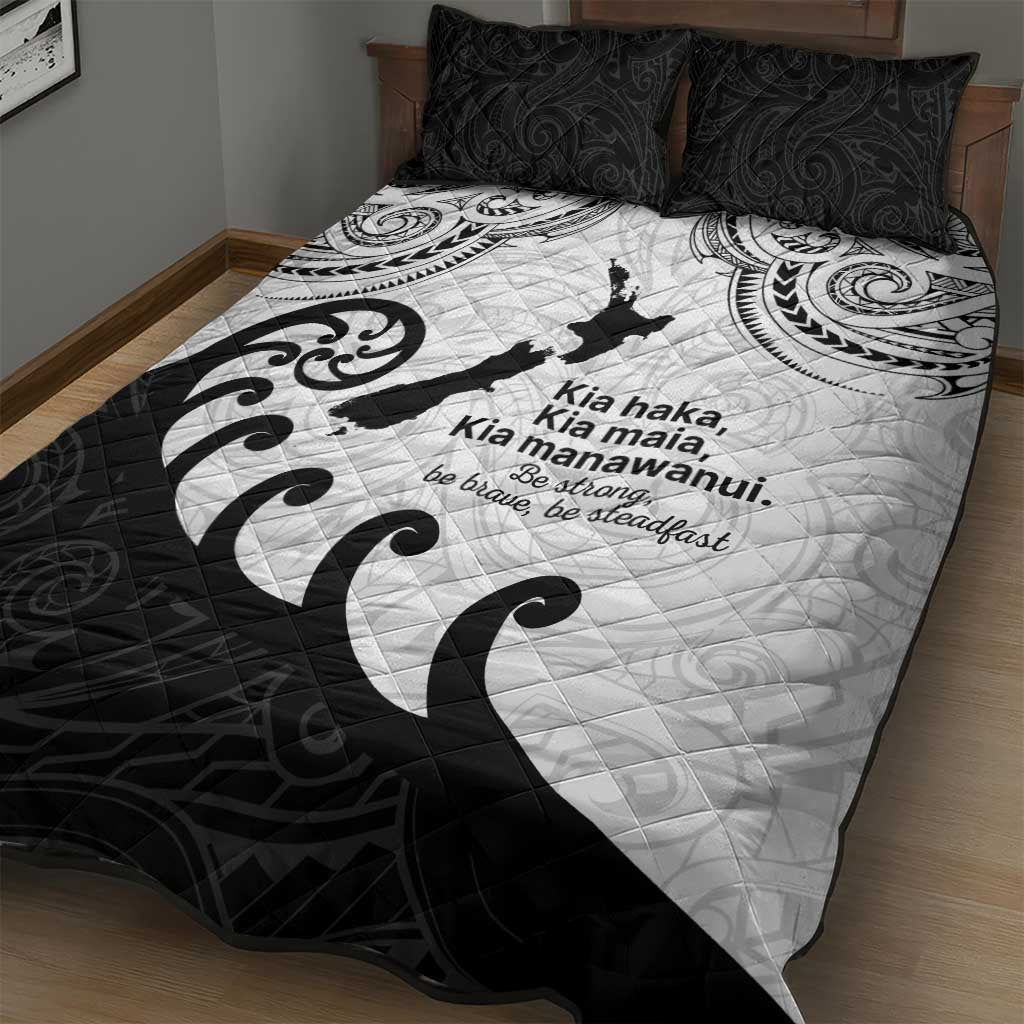 Kia Haka Maori language Quilt Bed Set Te Reo Maori Inspired Art