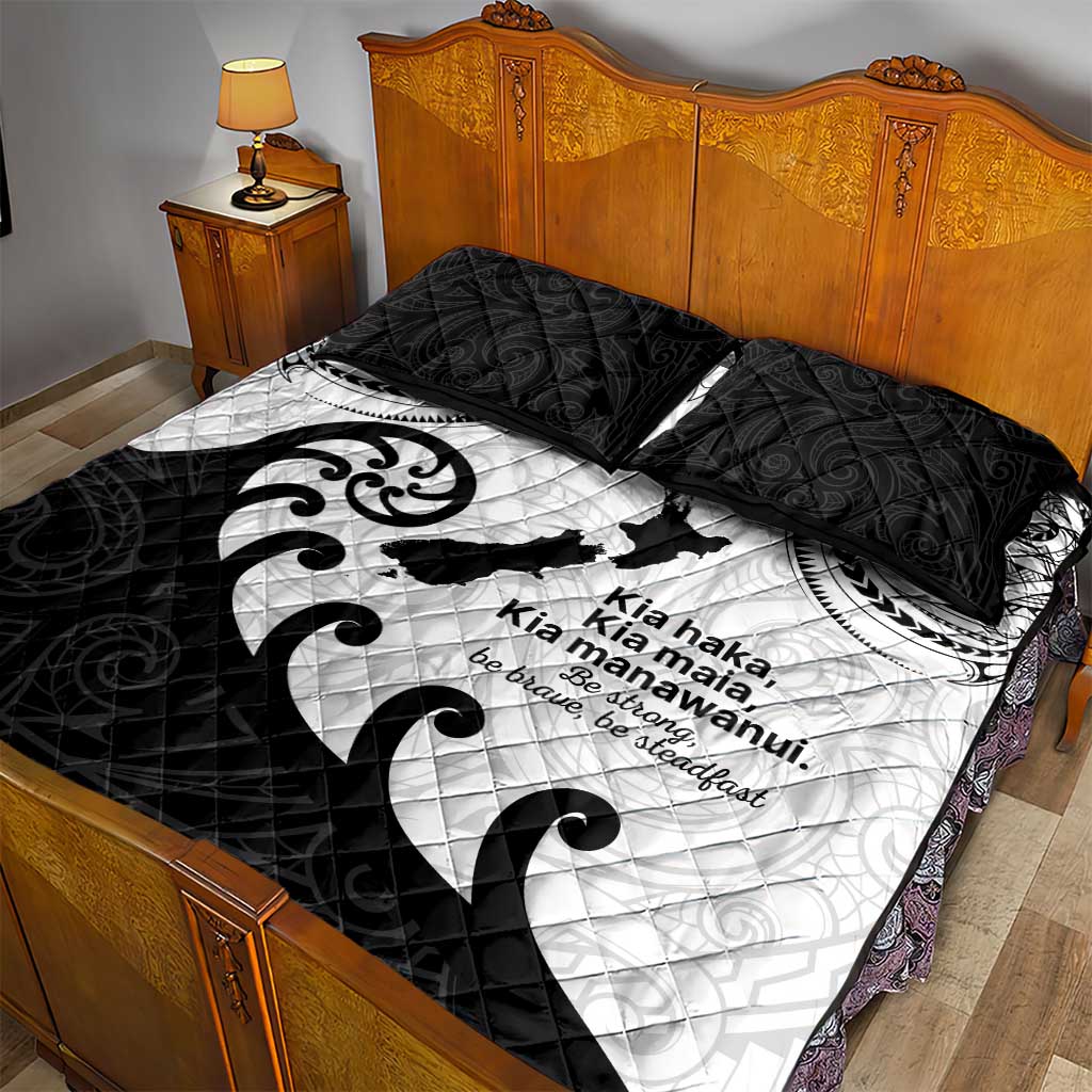 Kia Haka Maori language Quilt Bed Set Te Reo Maori Inspired Art