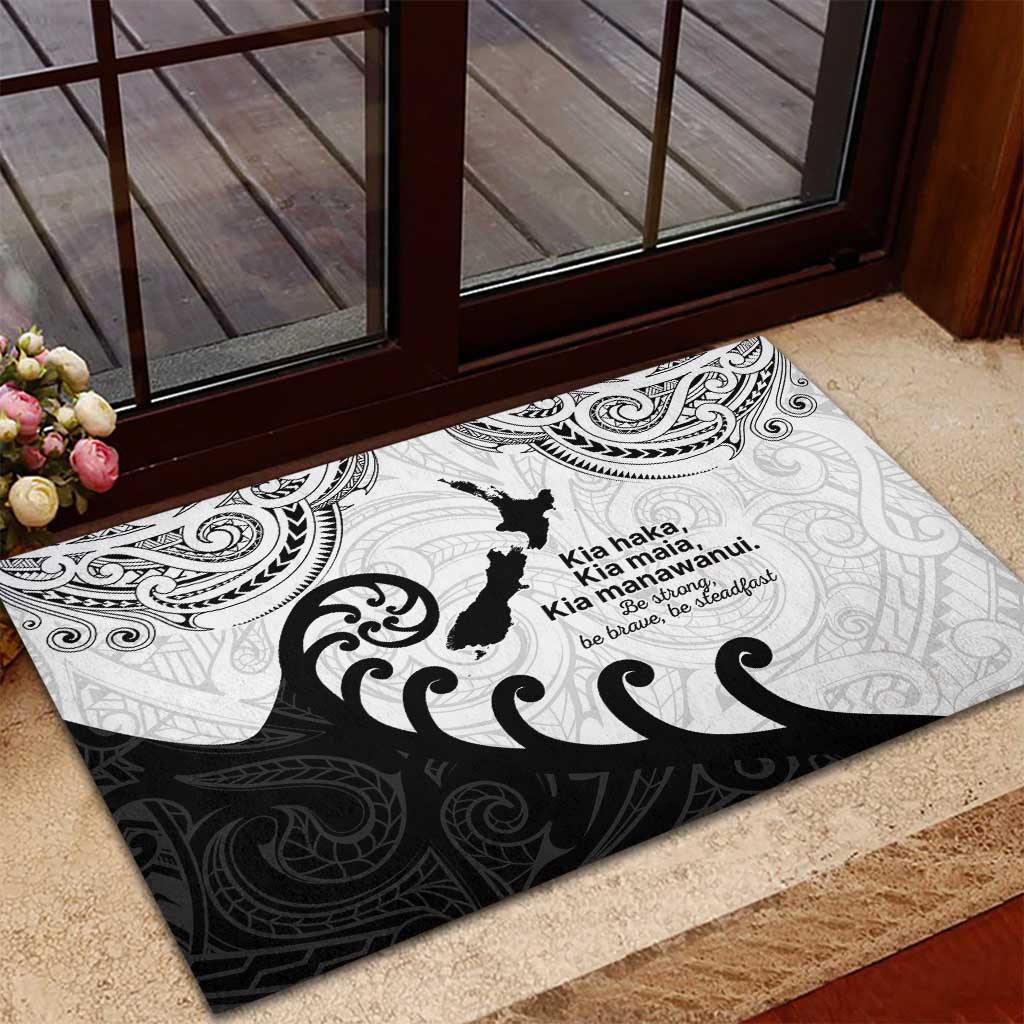 Kia Haka Maori language Rubber Doormat Te Reo Maori Inspired Art
