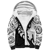 Kia Haka Maori language Sherpa Hoodie Te Reo Maori Inspired Art