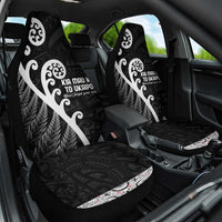 Kia Mau Ki To Ukaipo Car Seat Cover Te Reo Maori Koru Fern Art