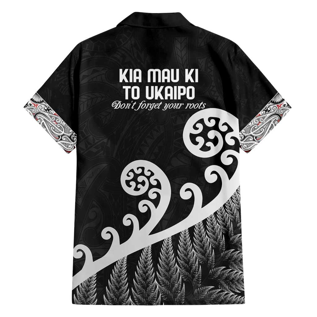 Kia Mau Ki To Ukaipo Family Matching Tank Maxi Dress and Hawaiian Shirt Te Reo Maori Koru Fern Art LT9 - Polynesian Pride