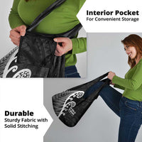 Kia Mau Ki To Ukaipo Grocery Bag Te Reo Maori Koru Fern Art