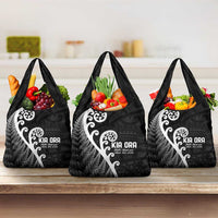 Kia Ora Maori Language Grocery Bag Te Reo Maori Koru Fern Art