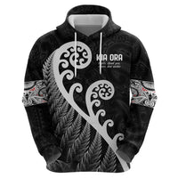 Kia Ora Maori Language Hoodie Te Reo Maori Koru Fern Art