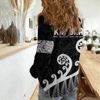 Kia Ora Maori Language Women Casual Shirt Te Reo Maori Koru Fern Art LT9 - Polynesian Pride