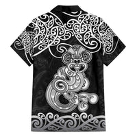 Te Reo Maori Tiki Inspired Art Family Matching Tank Maxi Dress and Hawaiian Shirt LT9 - Polynesian Pride