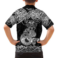 Te Reo Maori Tiki Inspired Art Kid Hawaiian Shirt LT9 - Polynesian Pride