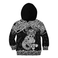 Te Reo Maori Tiki Inspired Art Kid Hoodie