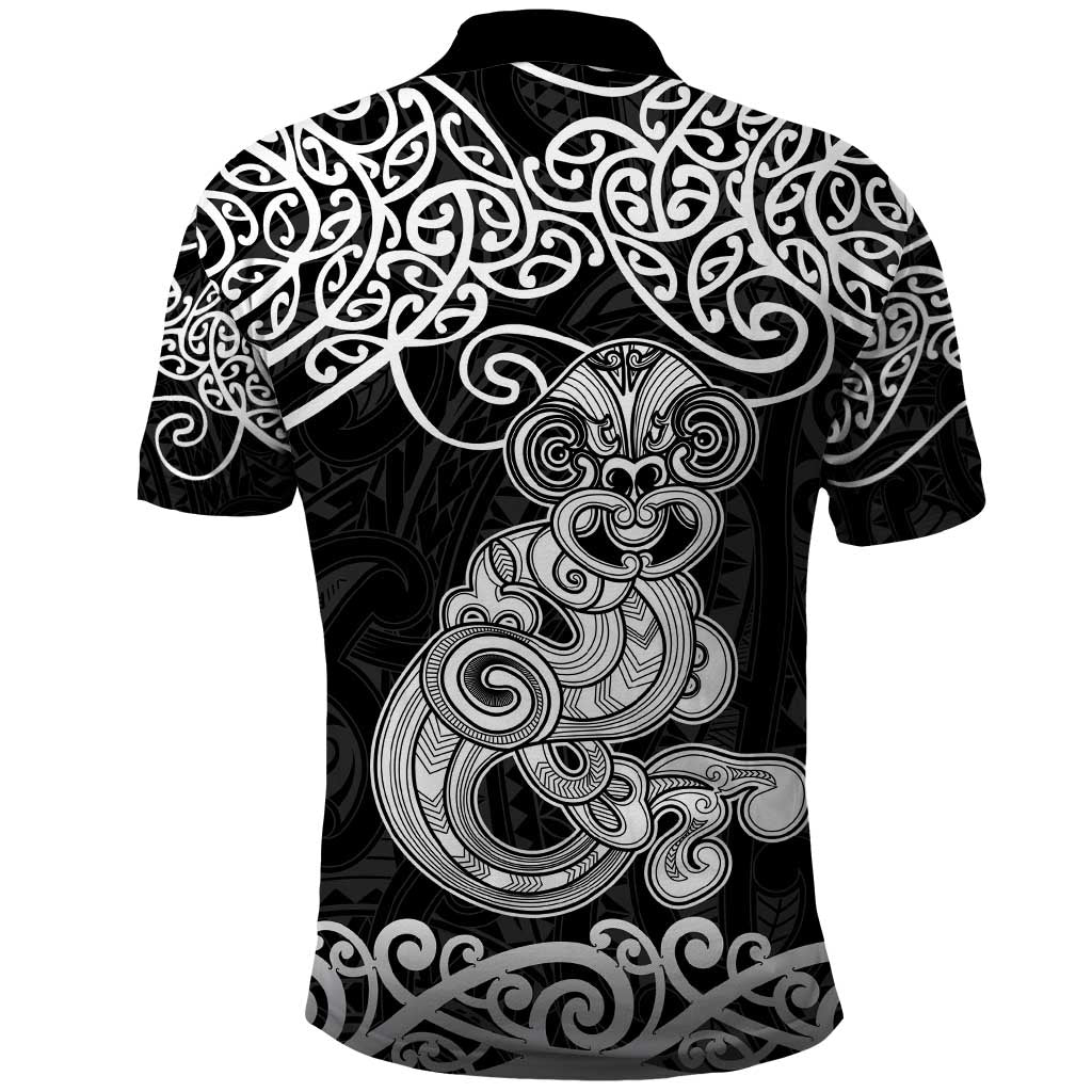 Te Reo Maori Tiki Inspired Art Polo Shirt