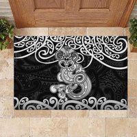 Te Reo Maori Tiki Inspired Art Rubber Doormat