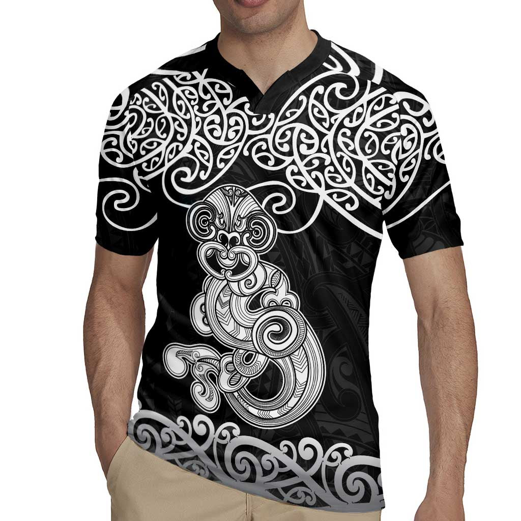 Te Reo Maori Tiki Inspired Art Rugby Jersey