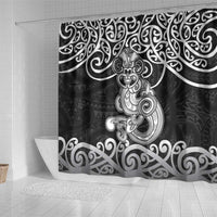 Te Reo Maori Tiki Inspired Art Shower Curtain LT9 - Polynesian Pride