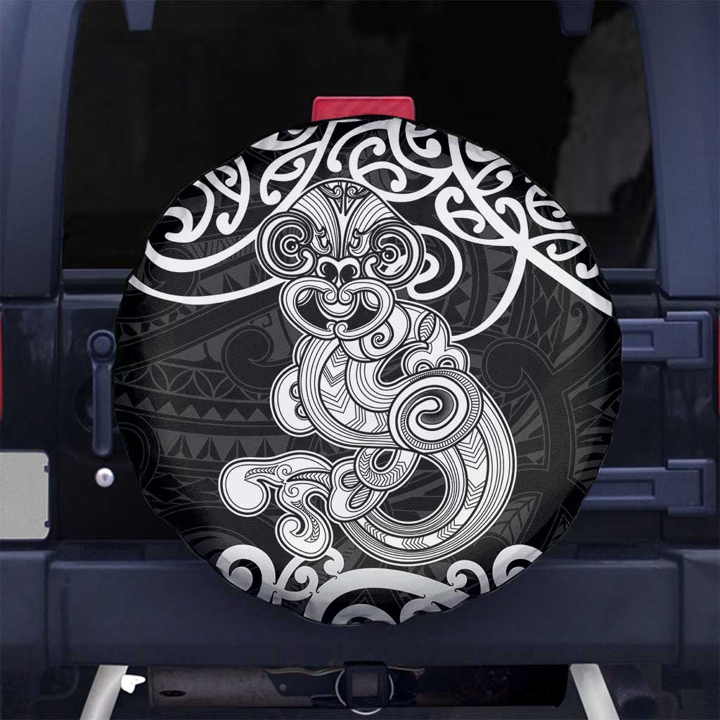Te Reo Maori Tiki Inspired Art Spare Tire Cover