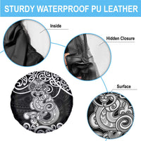 Te Reo Maori Tiki Inspired Art Spare Tire Cover