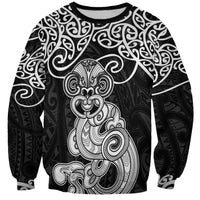 Te Reo Maori Tiki Inspired Art Sweatshirt