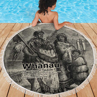 Whanau Maori Language Beach Blanket Te Reo Maori Inspired Art