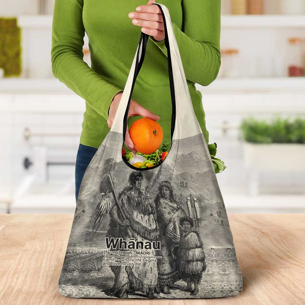 Whanau Maori Language Grocery Bag Te Reo Maori Inspired Art